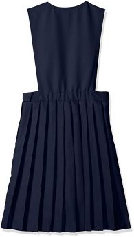 V-neck Pleated Pinafore