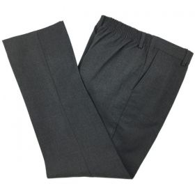 Boys Elastic Back School Trousers