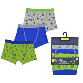 BOYS 3 PACK TRUNKS