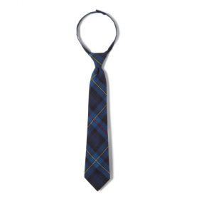 French Toast Adjustable Blue Red Plaid Tie